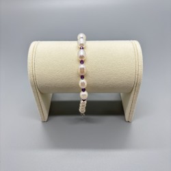 淡水珍珠紫晶手鏈