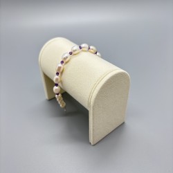 淡水珍珠紫晶手鏈