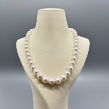 南洋白珠珍珠頸鏈 (9-12mm)