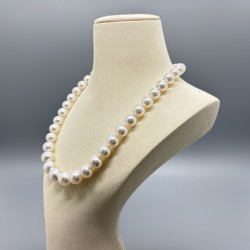 南洋白珠珍珠頸鏈 (9-12mm)