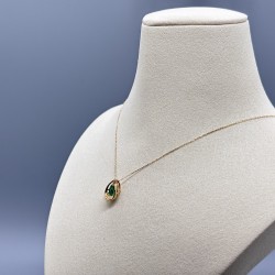 18K黃金祖母綠頸鏈