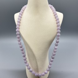 10mm紫色翡翠長珠鏈