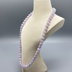 10mm紫色翡翠長珠鏈