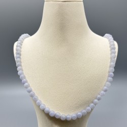 紫藍色翡翠長珠鏈