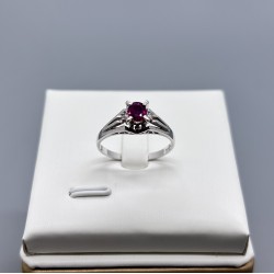 PT鉑金紅寶石戒指