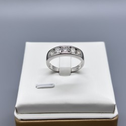 PT鉑金鑽石排戒 (槽鑲)